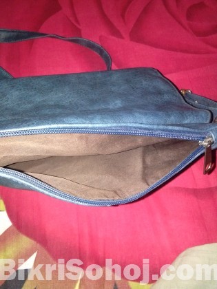 Blue side bag